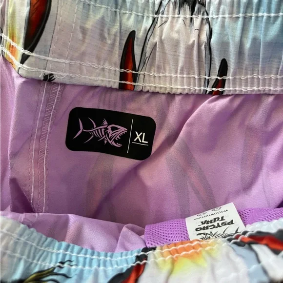 NWT Psycho Tuna Penguin Swim Shorts Sizes Large XL - Picture 5 of 6